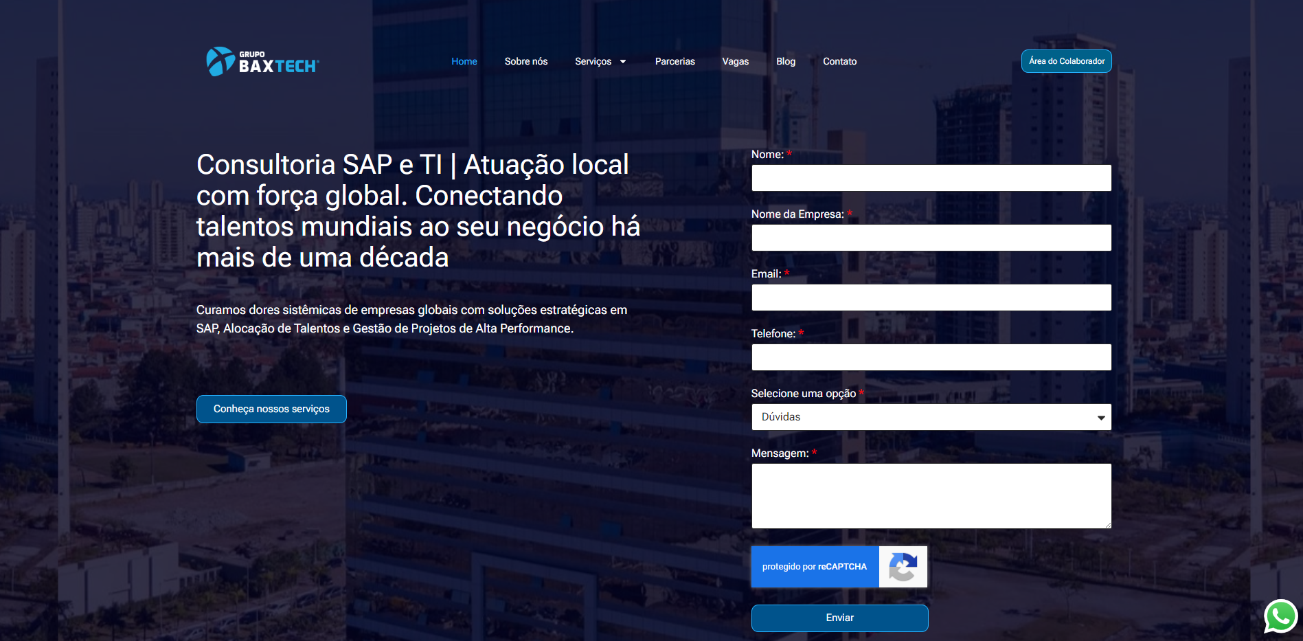 Grupo BaxTech — Consultoria SAP e TI